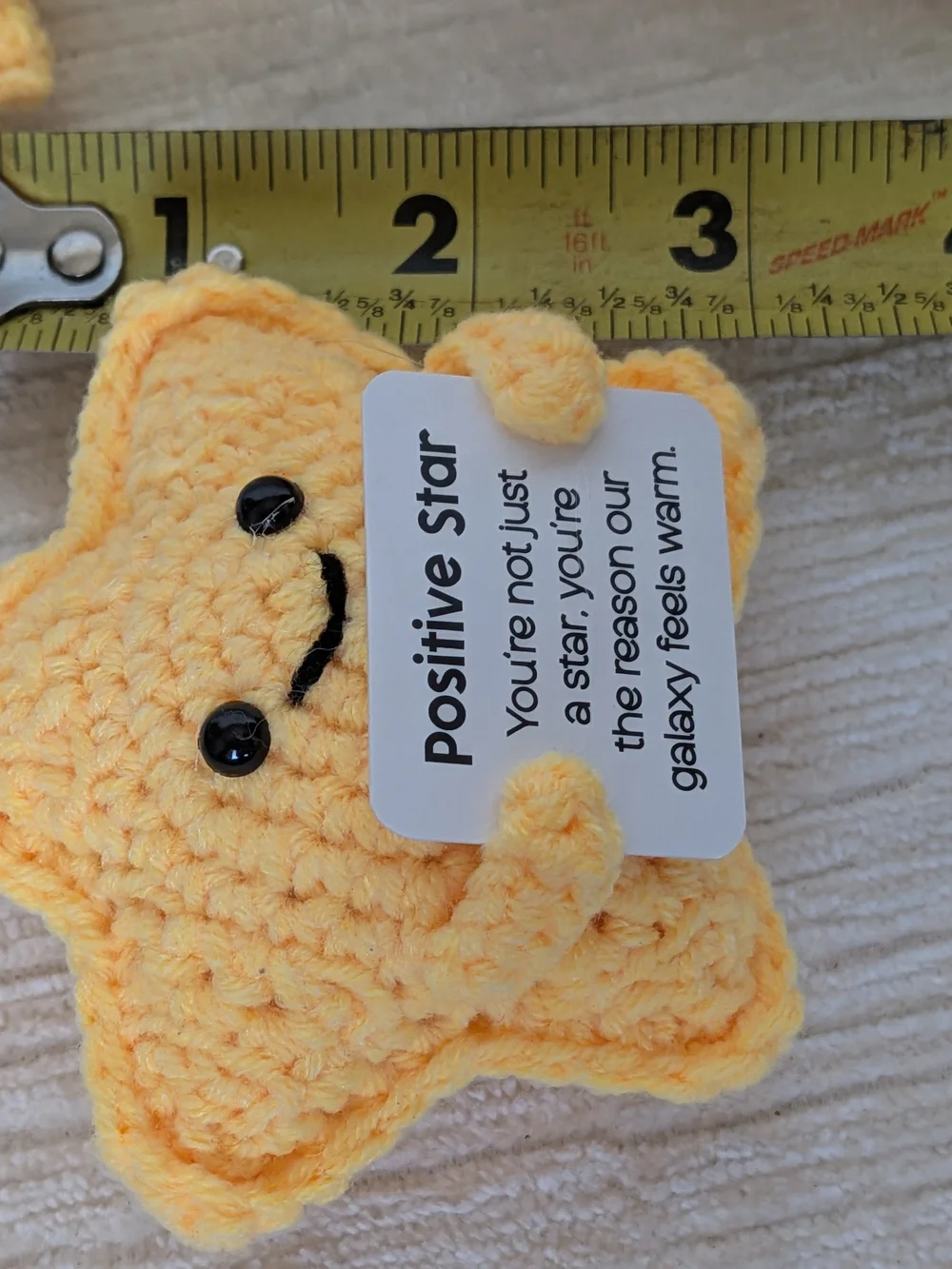 Positive Sun  Star And Moon Crochet Plush - Yellow & Orange All 3 - Picture 10 of 10